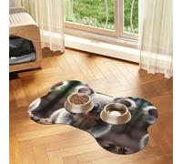 Cute Koala Bone Shaped Absorbent Dog Feeding Mat