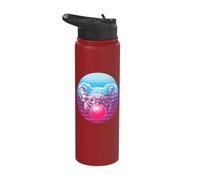 Cute Koala Bubblegum Glasses Retro Bubbles Animal Nature New Stainless Steel Insulated Water Bottle