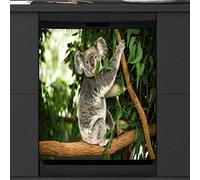 Cute Koala Dishwasher Magnetic Cover Kitchen Decor Australian Koala Front Dishwasher Refrigerator Magnetic Cover Sticker Appliance Decorative Cover 23 x 26 Inches