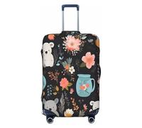 Cute Koala Flower Luggage Cover Suitcase Cover Protector Travel Suitcase Cover