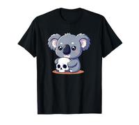 Cute Koala Hugging Skull Kawaii Pastel Goth Animal T-Shirt