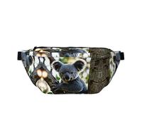 Cute Koala Large Fanny Pack,Gifts for Enjoy Sports Festival Workout Traveling Running Casual