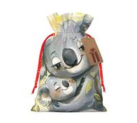 Cute Koala Mom Print Gift Decor Drawstring Bags Reusable Holiday Versatile Party Favors Present Sack