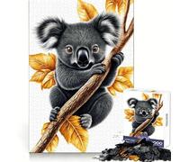 Cute Koala on Branch for Adults 1000 Piece Jigsaw Puzzle Mindful Game Quality Print Happy Challenge Unique Gift (50x75cm)