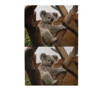 Cute Koala On Tree, Jigsaw Puzzles 1000 Pieces, Wooden Jigsaw Family Game Wall Decor for Adults Teens