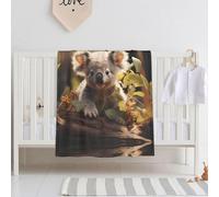 Cute Koala Plant Baby Universal Kids Blanket 30 x 40 Inch Super Soft Baby Blanket Soft and Breathable Baby Swaddle Blanket