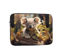 Cute Koala Plant Laptop Inner Bag 12 Inch Laptop Sleeve Case Briefcase Carrying Laptop Cover