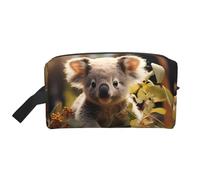 Cute Koala Plant Large Capacity Toiletry Bag, Lightweight Travel Wash Bag with Padding, for Men Women