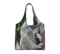 Cute Koala,Reusable Tote Bags Grocery Bags Large Capacity Canvas Shopping Shoulder bag