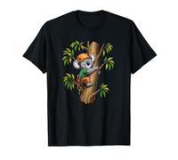 Cute Koala Rock Climbing Tree Adventure Fun T-Shirt