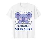 Cute Koala Sleeping Australia Aussie Adult Boy Girl Pajamas T-Shirt