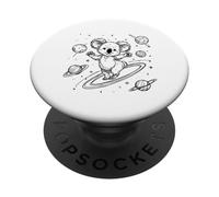 Cute Koala Space Explorer Cosmic Planet Adventure PopSockets Adhesive PopGrip