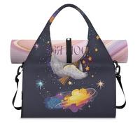 Cute Koala Sports Duffle Bag with Shoe Compartment Weekend Overnight Bags Tote Cabin Luggage Bag for Gym Yoga Travel
