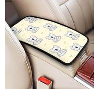 Cute Koala, Vehicle Center Console Armrest Cover Pad Soft Comfort Car Handrail Box Cushion Universal
