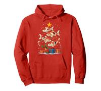 Cute Koi Fish Carp Nishikigoi Japan Christmas Tree Xmas Pullover Hoodie