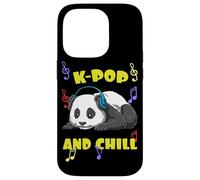 Cute Kpop Music Panda K Pop And Chill Vibes Case for iPhone 14 Pro