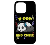 Cute Kpop Music Panda K Pop And Chill Vibes Case for iPhone 14 Pro Max