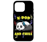 Cute Kpop Music Panda K Pop And Chill Vibes Case for iPhone 16 Pro