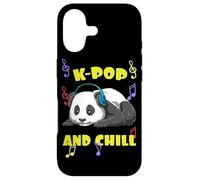 Cute Kpop Music Panda K Pop And Chill Vibes Case for iPhone 17
