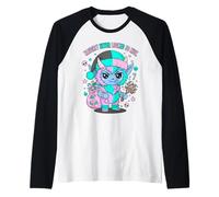 Cute Krampus Pastel Goth Christmas Spooky Naughty Gothmas Raglan Baseball Tee