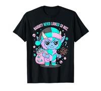 Cute Krampus Pastel Goth Christmas Spooky Naughty Gothmas T-Shirt