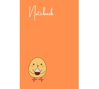 Cute Kuwaii Chick Bird Notebook Journal 120 lined pages 6x9''