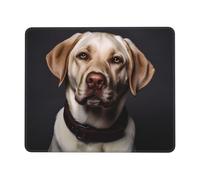 Cute Labrador Dog Mouse Pad Waterproof Gaming Mousepad for Office Computer Mousepads for Desk Pad with Non-Slip Rubber Base Washable Cloth Mouse Mat 7 x 8.6 in