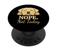 Cute Labrador Nope Not Today Funny Sleeping Dog Lover PopSockets Adhesive PopGrip