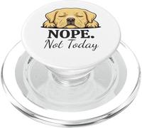 Cute Labrador Nope Not Today Funny Sleeping Dog Lover PopSockets PopGrip for MagSafe