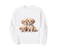 Cute Labrador Retriever Puppies Family Sweatshirt