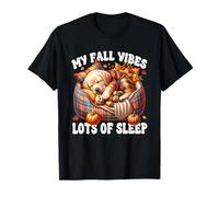 Cute Labrador Retriever Stuff Funny Fall Saying Autumn Sleep T-Shirt