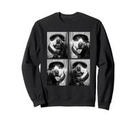 Cute Labradors with Snow Goggles Scarf Funny Winter Dogs Sweatshirt