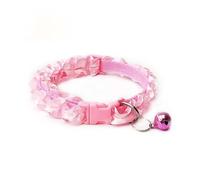 Cute Lace Sweet Pet Collar Necklace Adjustable Dog Cat Collar With Bell Pendant Cat Dog Safety Collar Small Medium Dog Chihuahua Pug Collar,A,L 25-40cm
