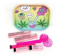 Cute Ladies Rolling Tray Pink Rolling Tray Rolling Paper Holder Pink Rolling Papers