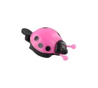 Cute Ladybird Bicycle Red Blue Pink Yellow Green Cute Ladybird | Cute ladybird shape, press button opens wings, clear melodious sound, fits 22mm bars, fun accessory