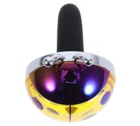Cute Ladybug Car Air Vent Clip Refillable Aromatherapy Diffuser | PC Zinc Alloy Silicone Build, Clip-on Design for Interior Outlet, Easy Installation and Yellow Finish