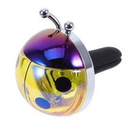 Cute Ladybug Car Perfume Clip for Air Conditioning Vent Interior | PC Zinc Alloy Silicone Build, Even Scent Spread, Simple Clip-on Fitting, Yellow Finish for Car Cabin
