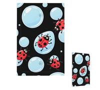 Cute Ladybugs Wall Plate Cover Modern Decorative 1 Gang Light Switch Cover Unbreakable Receptacle Outlet Covers For Living Room Bedroom Home Decor Single Blank