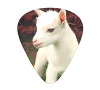 Cute Lamb Prints Guitar Plectrums 12 Pieces Set - Comfortable In The Hand With Smooth Edges Three Thicknesses To Match
