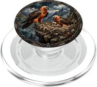 Cute Lamb Vulture Bird Watcher Bearded Vulture Bird of Prey Birds PopSockets PopGrip for MagSafe