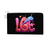 Cute Land Slug Love Coin Purse Cute Change Pouch Wallet Clutch Bag with Zip