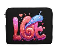 Cute Land Slug Love Laptop Case Sleeve Bag 13inch Durable Shockproof Protective Computer Carrying Cover Briefcase