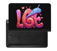 Cute Land Slug Love Passport Wallet Cute Passport Case with Card Slot Travel Passport Holder Cover