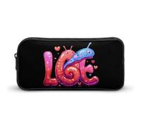 Cute Land Slug Love Pencil Case Cute Pen Pouch Cosmetic Bag Pecil Box Organizer for Travel Office