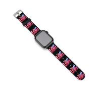 Cute Land Slug Love Watch Bands Replacement Silicone Straps Sport Wristbands Compatible for Apple Watch 42mm/44mm