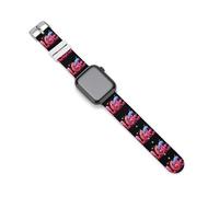 Cute Land Slug Love Watch Bands Replacement Silicone Straps Sport Wristbands Compatible for Apple Watch 42mm/44mm
