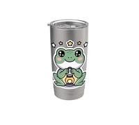 Cute Lantern Frog Kawaii Peaceful Night Stainless Steel Insulated Tumbler