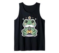 Cute Lantern Frog Kawaii Peaceful Night Tank Top