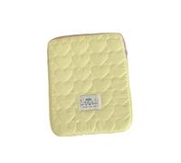 Cute Laptop Sleeve - Aesthetic Quilted Puffy Soft Heart Shaped Printed Protective Padded Storage Case with 11-15 Inch Laptop Tablet for Women School Office (#4,11in)