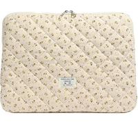 Cute Laptop Sleeve for 11-15 Inch, Flower Print Computer Case | Ideal for Travel & Work(Yellow,L)